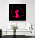 Diana Ross | Pop Art by William Cuccio on GIANT ART - pink digital painting