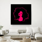 Diana Ross | Pop Art by William Cuccio on GIANT ART - pink digital painting