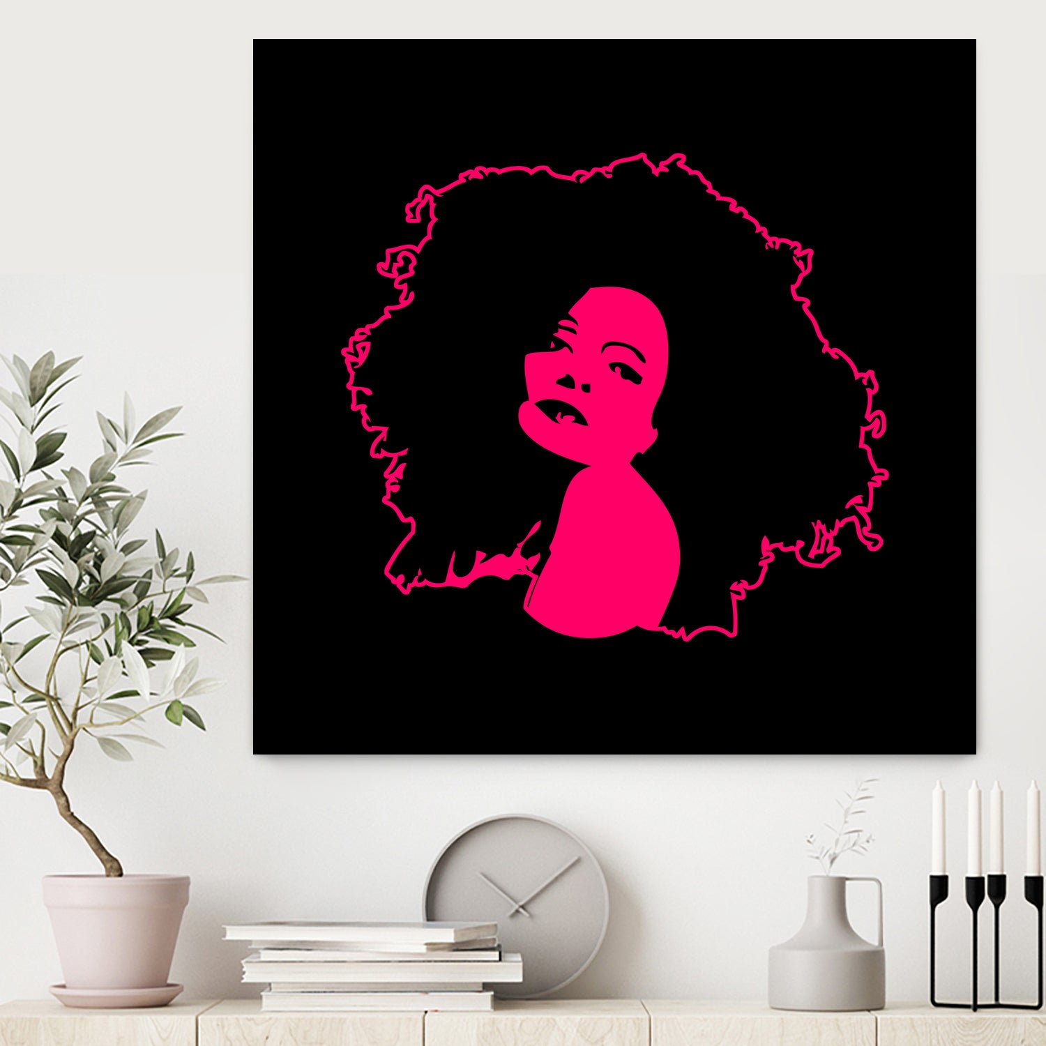 Diana Ross | Pop Art by William Cuccio on GIANT ART - pink digital painting