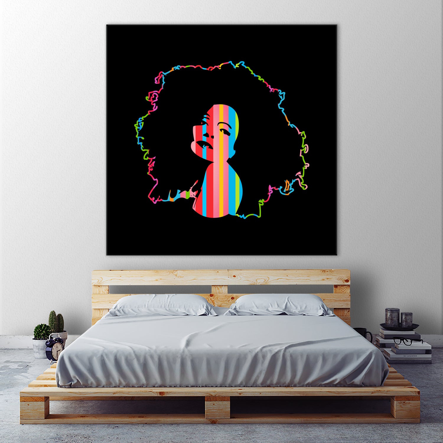 Diana Ross | Pop Art by William Cuccio on GIANT ART - black digital painting