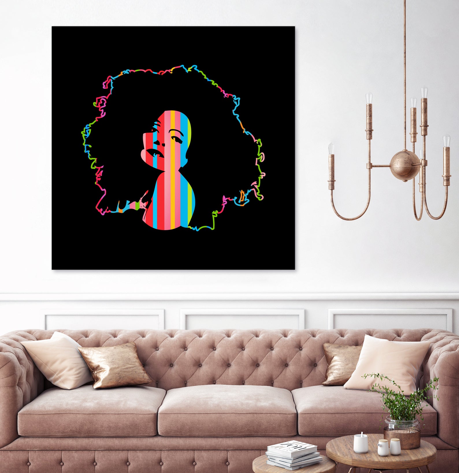 Diana Ross | Pop Art by William Cuccio on GIANT ART - black digital painting