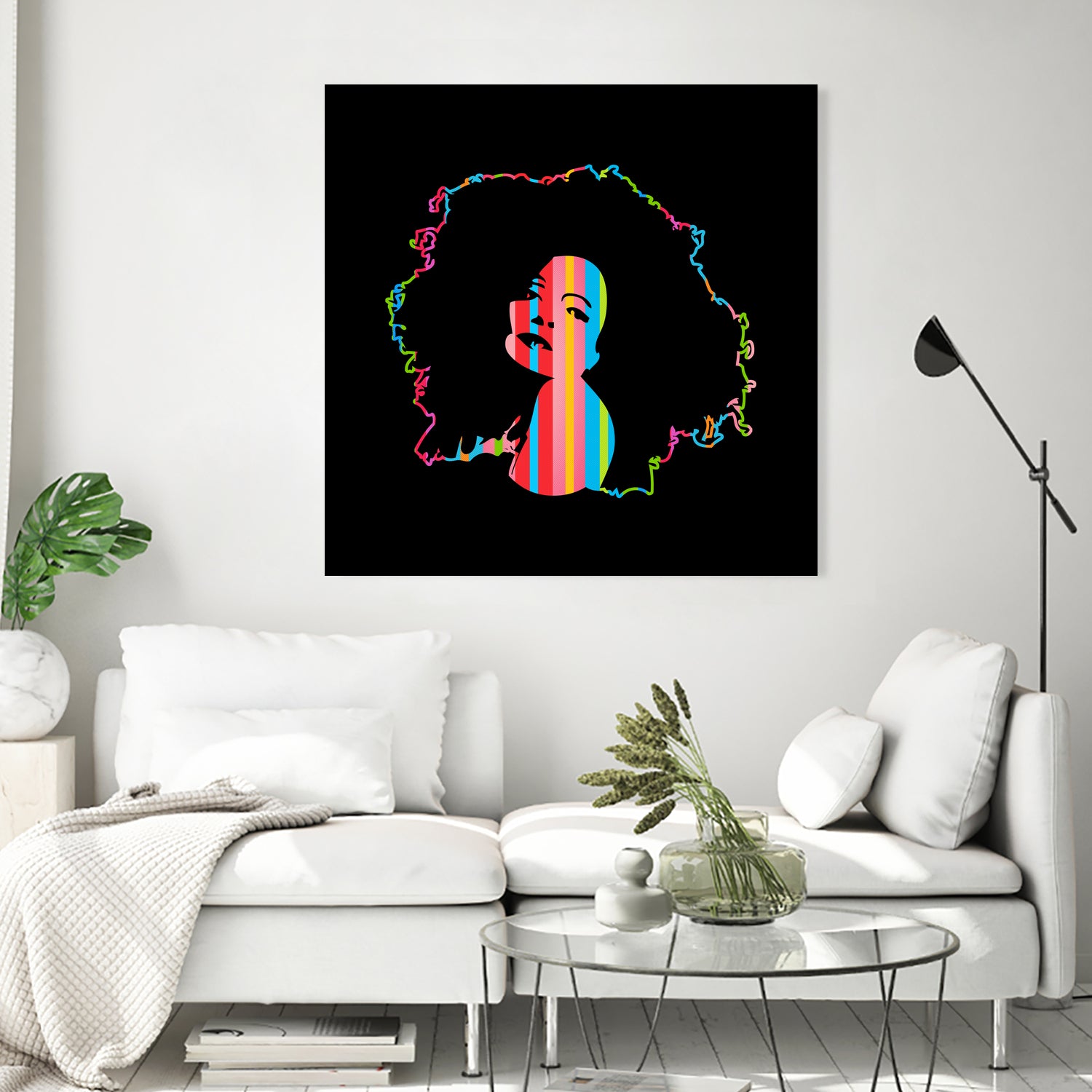 Diana Ross | Pop Art by William Cuccio on GIANT ART - black digital painting