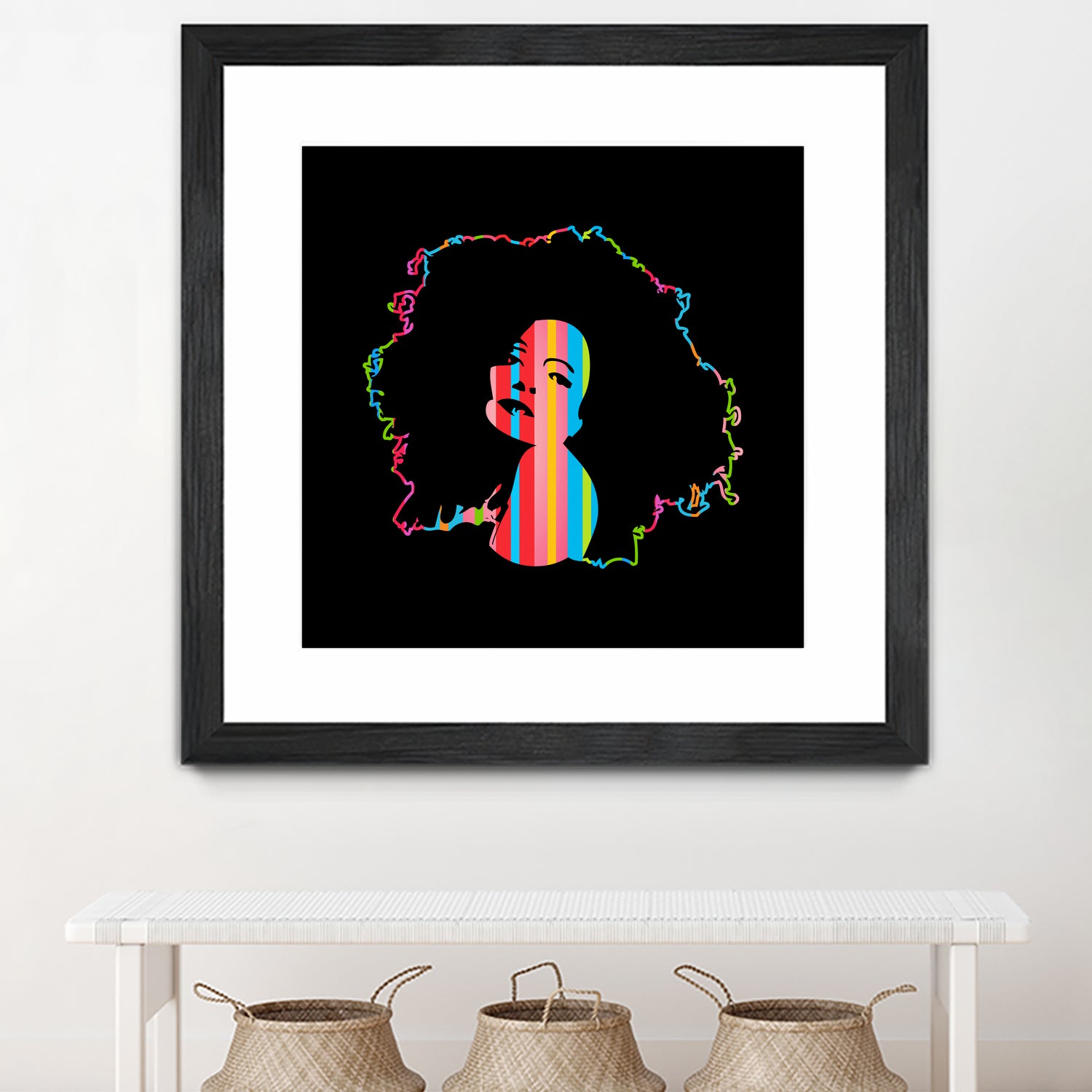 Diana Ross | Pop Art by William Cuccio on GIANT ART - black digital painting