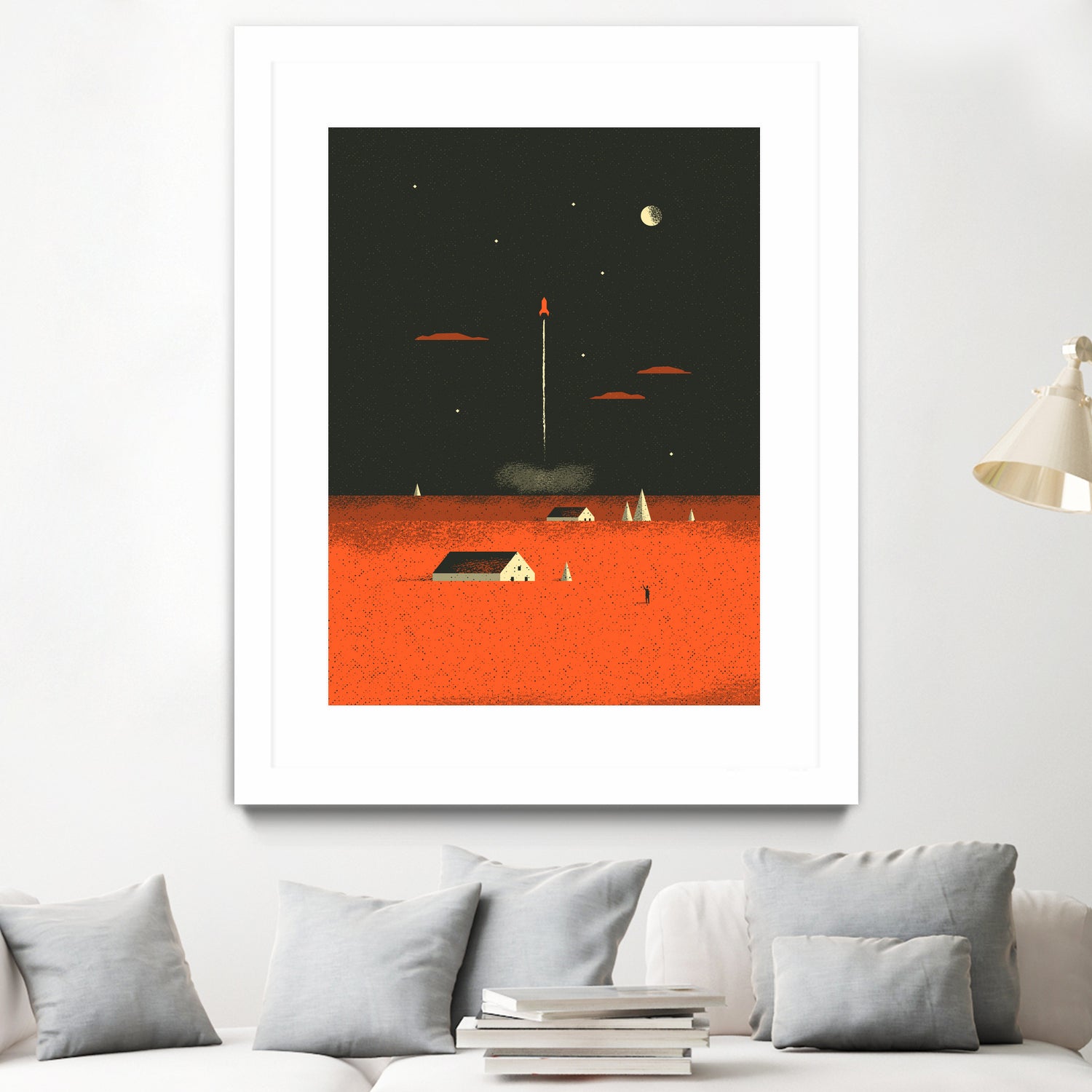 Bon voyage by Rene Hamann on GIANT ART - orange vector illustration