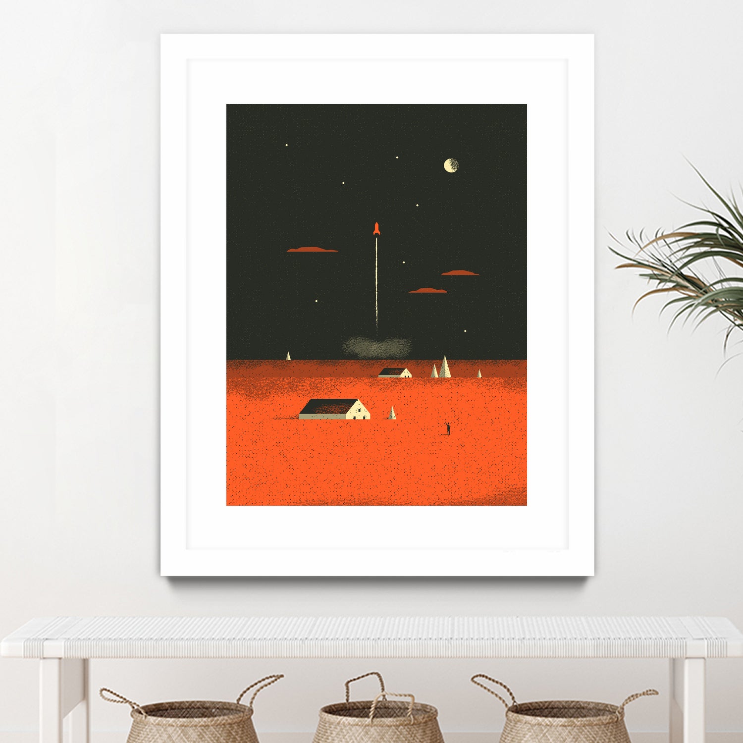 Bon voyage by Rene Hamann on GIANT ART - orange vector illustration