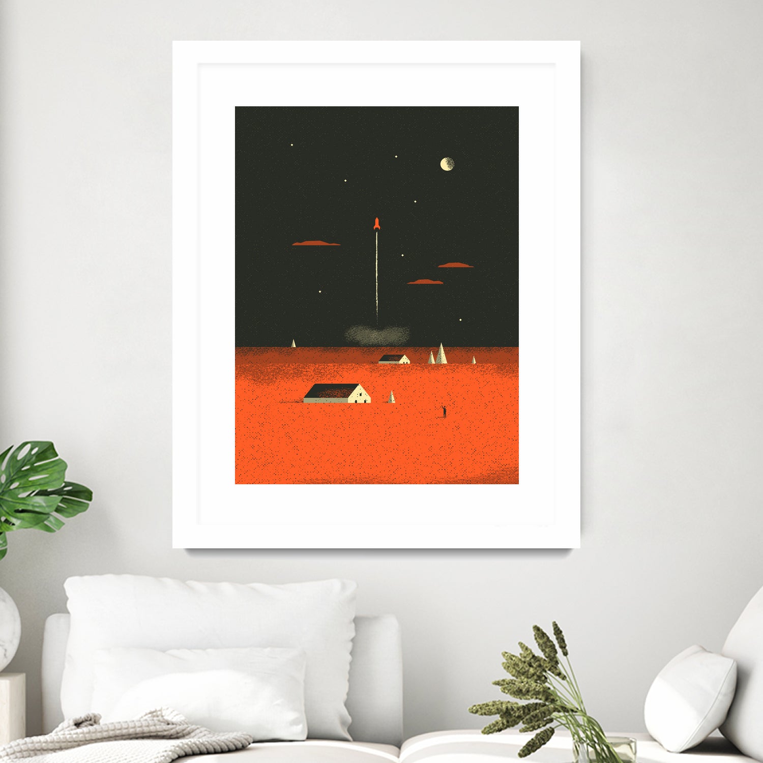 Bon voyage by Rene Hamann on GIANT ART - orange vector illustration