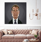 Arnold Schwarzenegger by Rob Snow on GIANT ART - gray digital painting