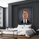 Arnold Schwarzenegger by Rob Snow on GIANT ART - gray digital painting