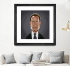 Arnold Schwarzenegger by Rob Snow on GIANT ART - gray digital painting