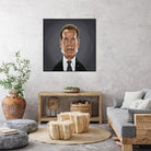 Arnold Schwarzenegger by Rob Snow on GIANT ART - gray digital painting