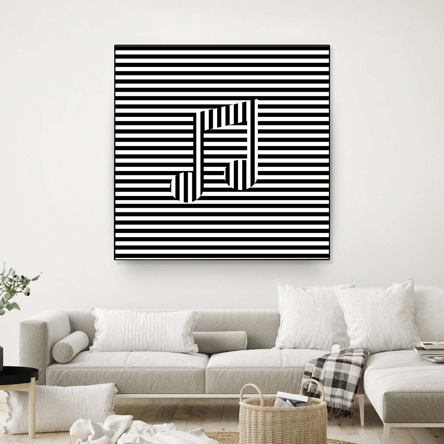 Music Note On Stripes by Georgi Zhelyazkov on GIANT ART - black vector illustration