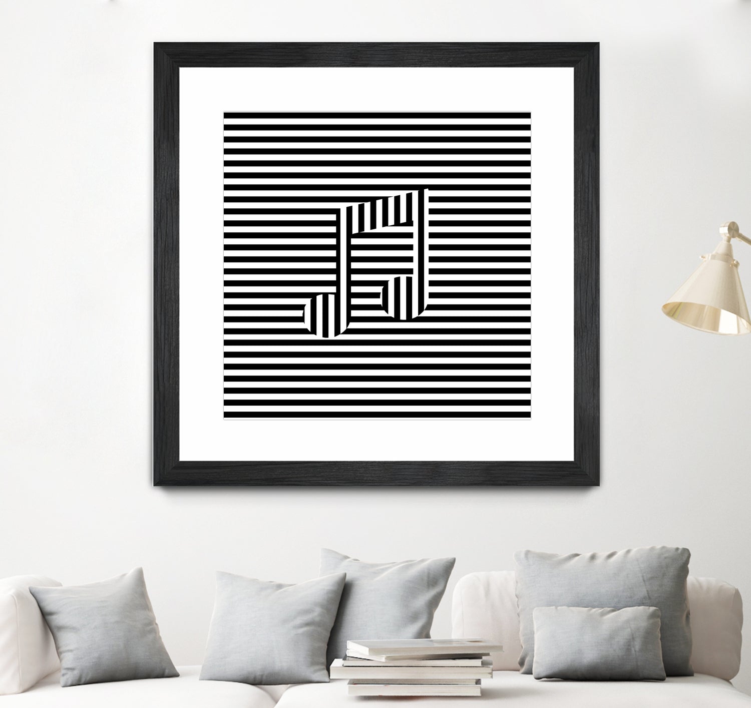 Music Note On Stripes by Georgi Zhelyazkov on GIANT ART - black vector illustration