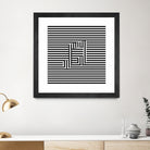 Music Note On Stripes by Georgi Zhelyazkov on GIANT ART - black vector illustration