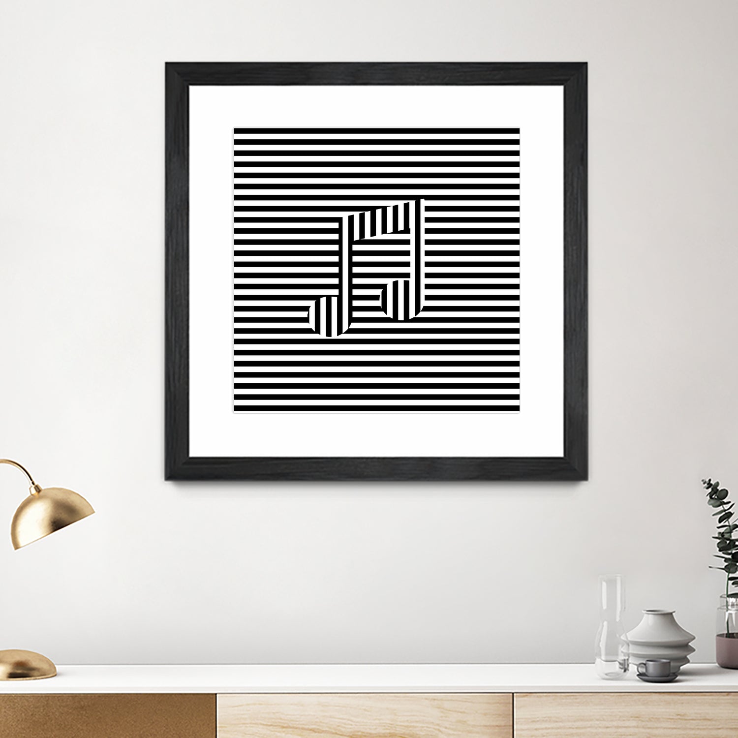 Music Note On Stripes by Georgi Zhelyazkov on GIANT ART - black vector illustration