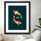 Koi by Rene Hamann on GIANT ART - orange character design