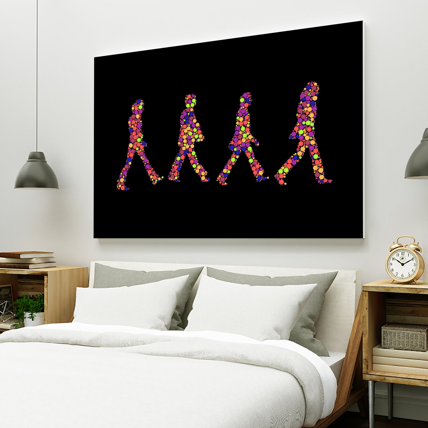 Beatles | Abbey Road | Pop Art by William Cuccio on GIANT ART - black digital painting