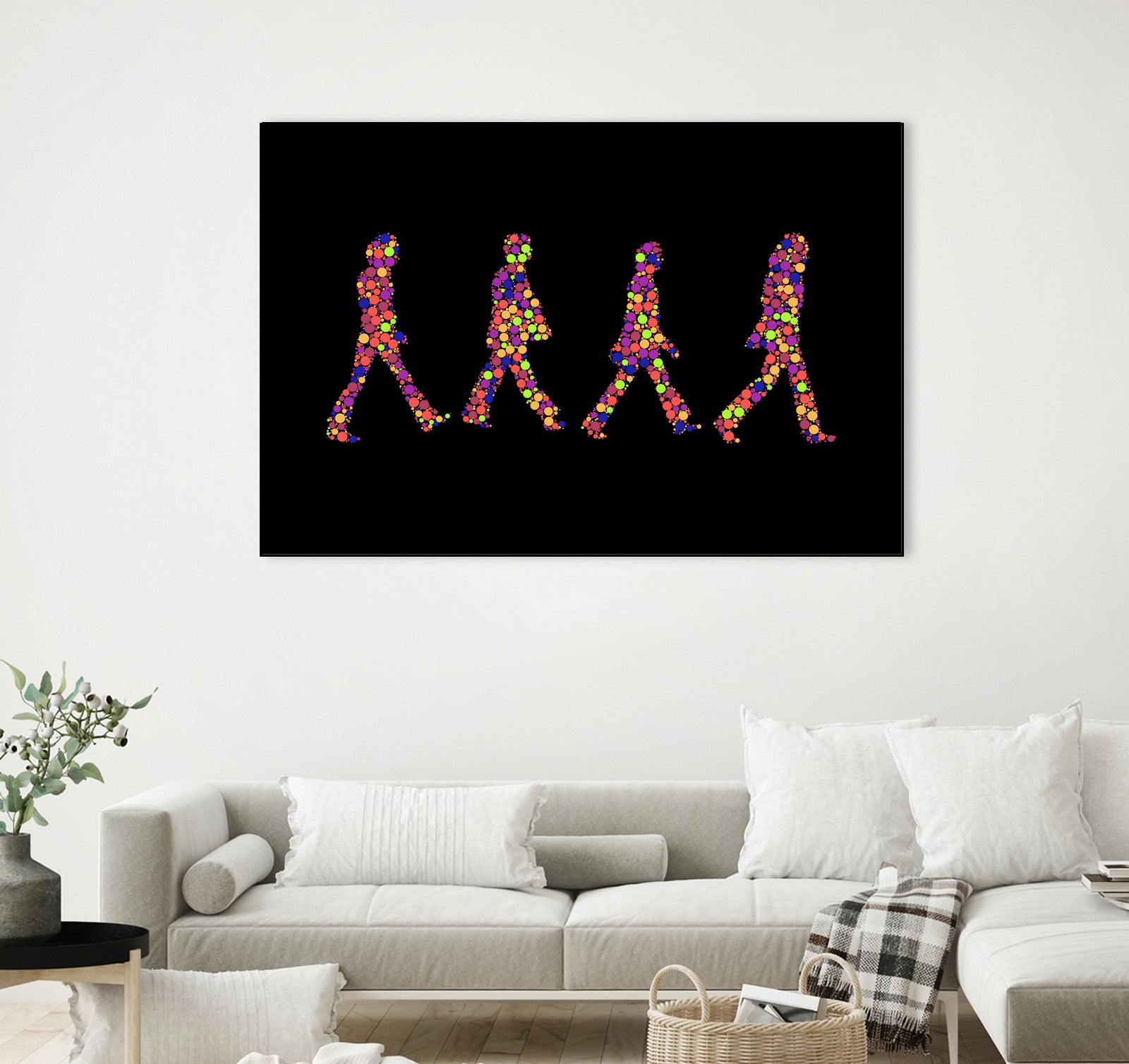 Beatles | Abbey Road | Pop Art by William Cuccio on GIANT ART - black digital painting