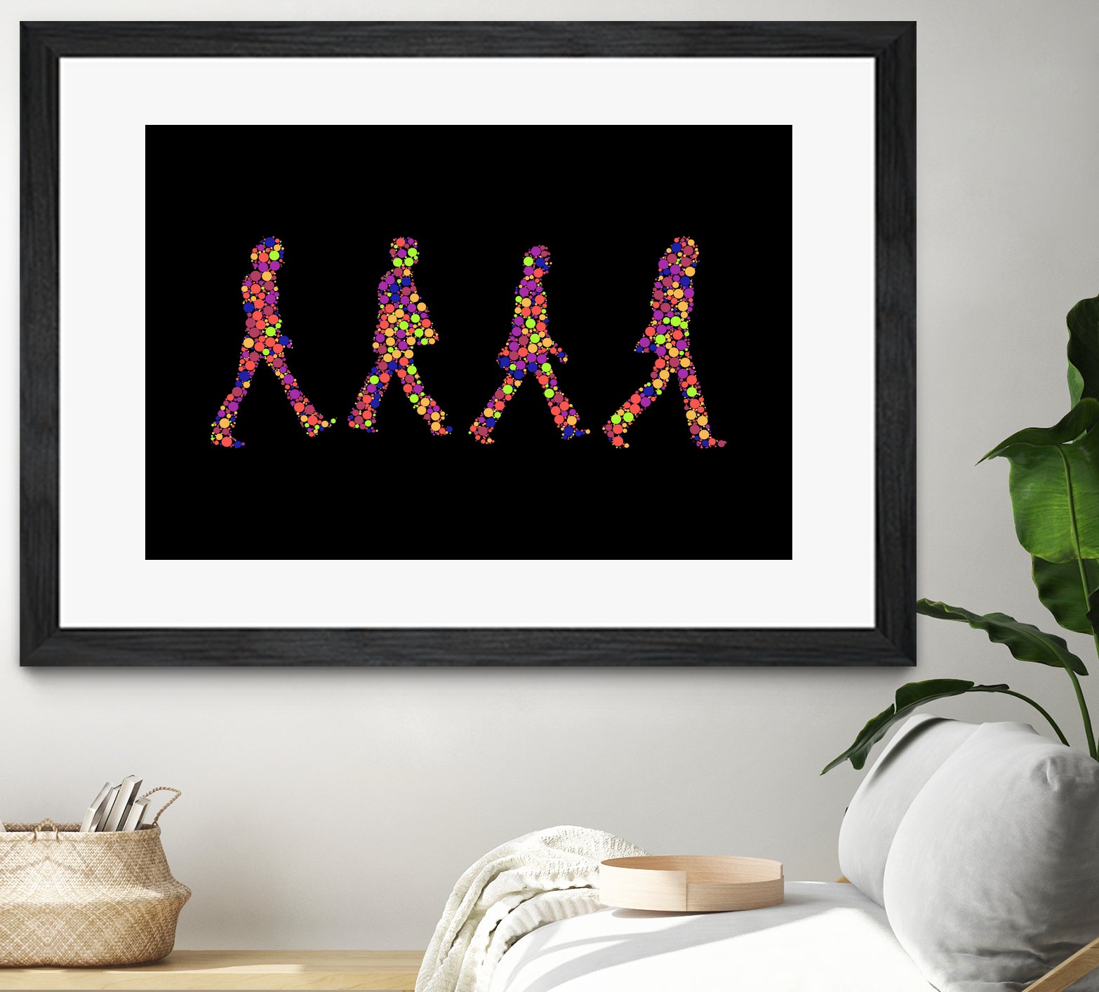 Beatles | Abbey Road | Pop Art by William Cuccio on GIANT ART - black digital painting