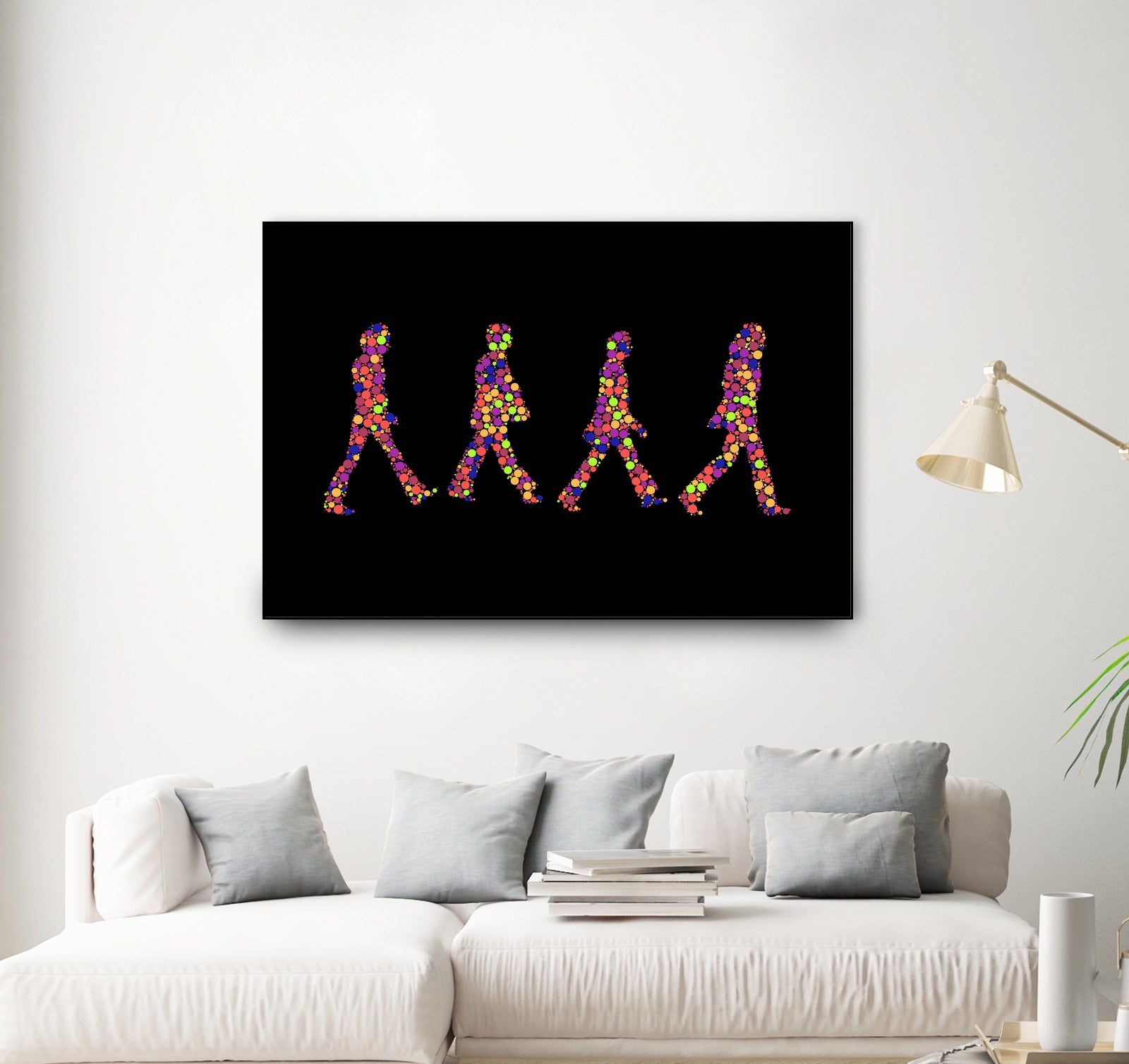 Beatles | Abbey Road | Pop Art by William Cuccio on GIANT ART - black digital painting