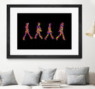 Beatles | Abbey Road | Pop Art by William Cuccio on GIANT ART - black digital painting