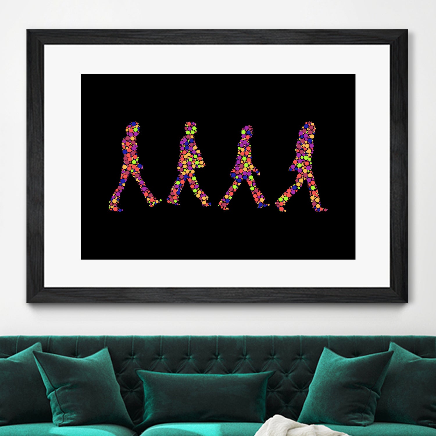 Beatles | Abbey Road | Pop Art by William Cuccio on GIANT ART - black digital painting