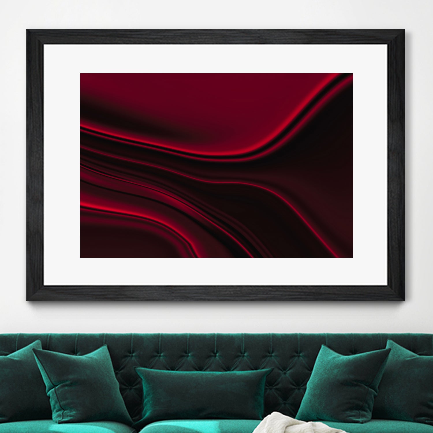 Red Liquid by Ronny Sefria on GIANT ART - black digital painting