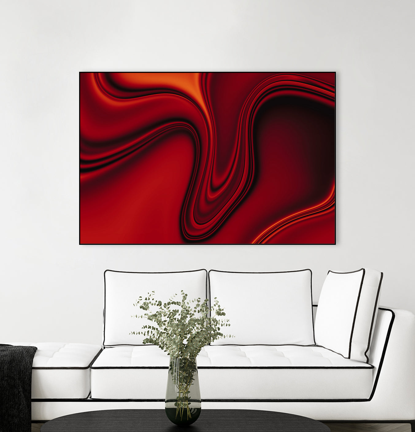 Red Liquid by Ronny Sefria on GIANT ART - black digital painting