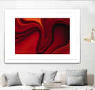 Red Liquid by Ronny Sefria on GIANT ART - black digital painting