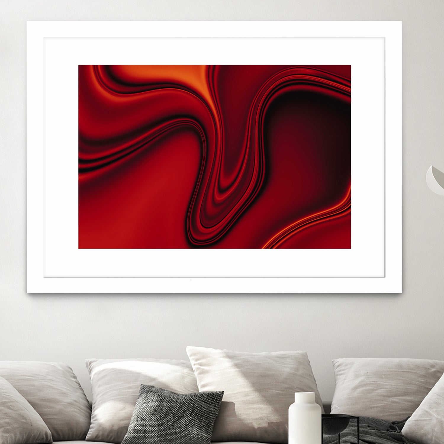 Red Liquid by Ronny Sefria on GIANT ART - black digital painting