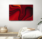 Red Liquid by Ronny Sefria on GIANT ART - black digital painting