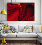 Red Liquid by Ronny Sefria on GIANT ART - black digital painting