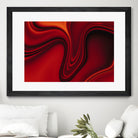 Red Liquid by Ronny Sefria on GIANT ART - black digital painting