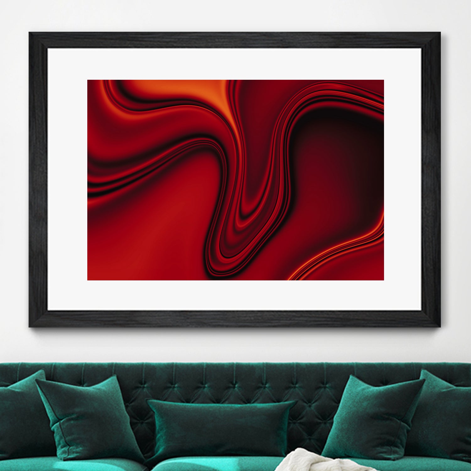 Red Liquid by Ronny Sefria on GIANT ART - black digital painting