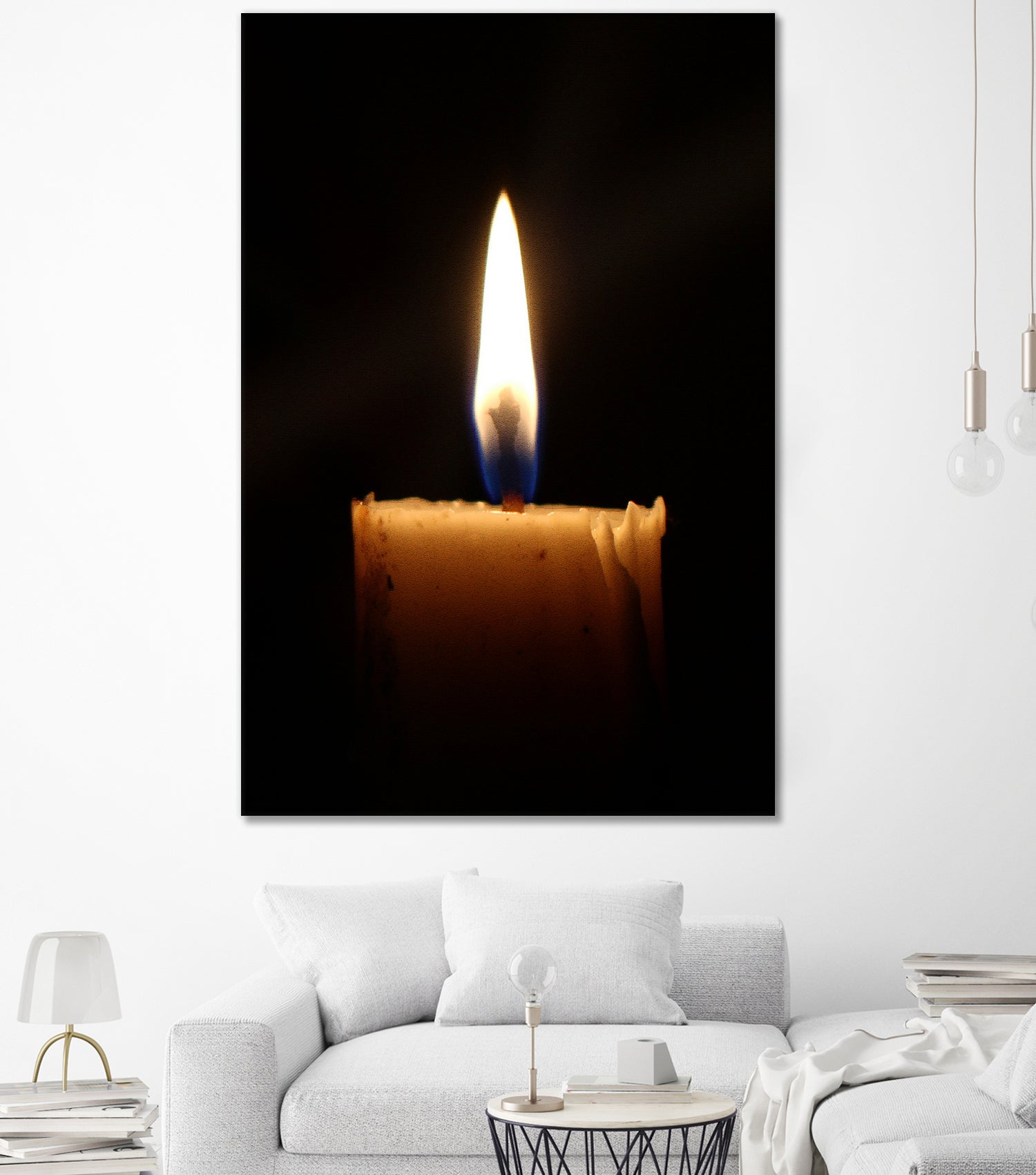 candle light burn by Ronny Sefria on GIANT ART - black photo illustration