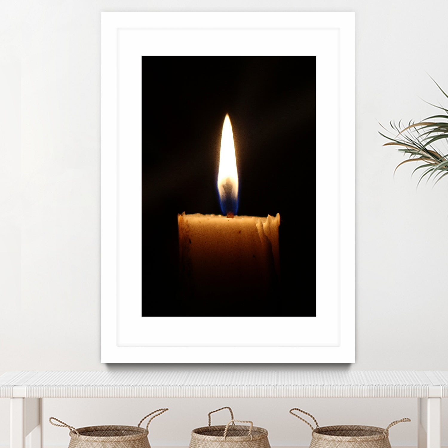 candle light burn by Ronny Sefria on GIANT ART - black photo illustration