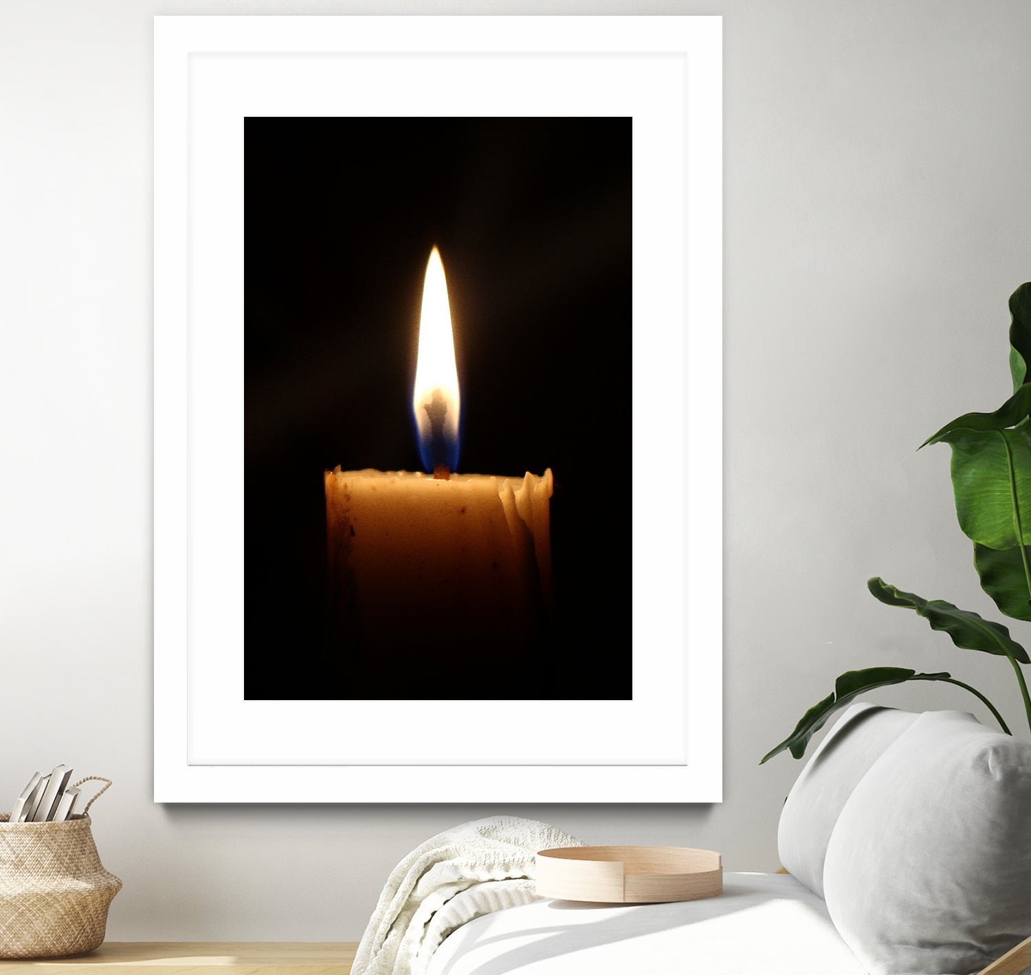 candle light burn by Ronny Sefria on GIANT ART - black photo illustration