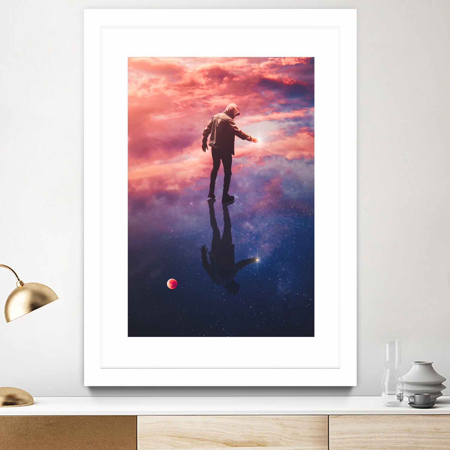 Star Catcher by Annisa Tiara Utami on GIANT ART - fuchsia photo manipulation