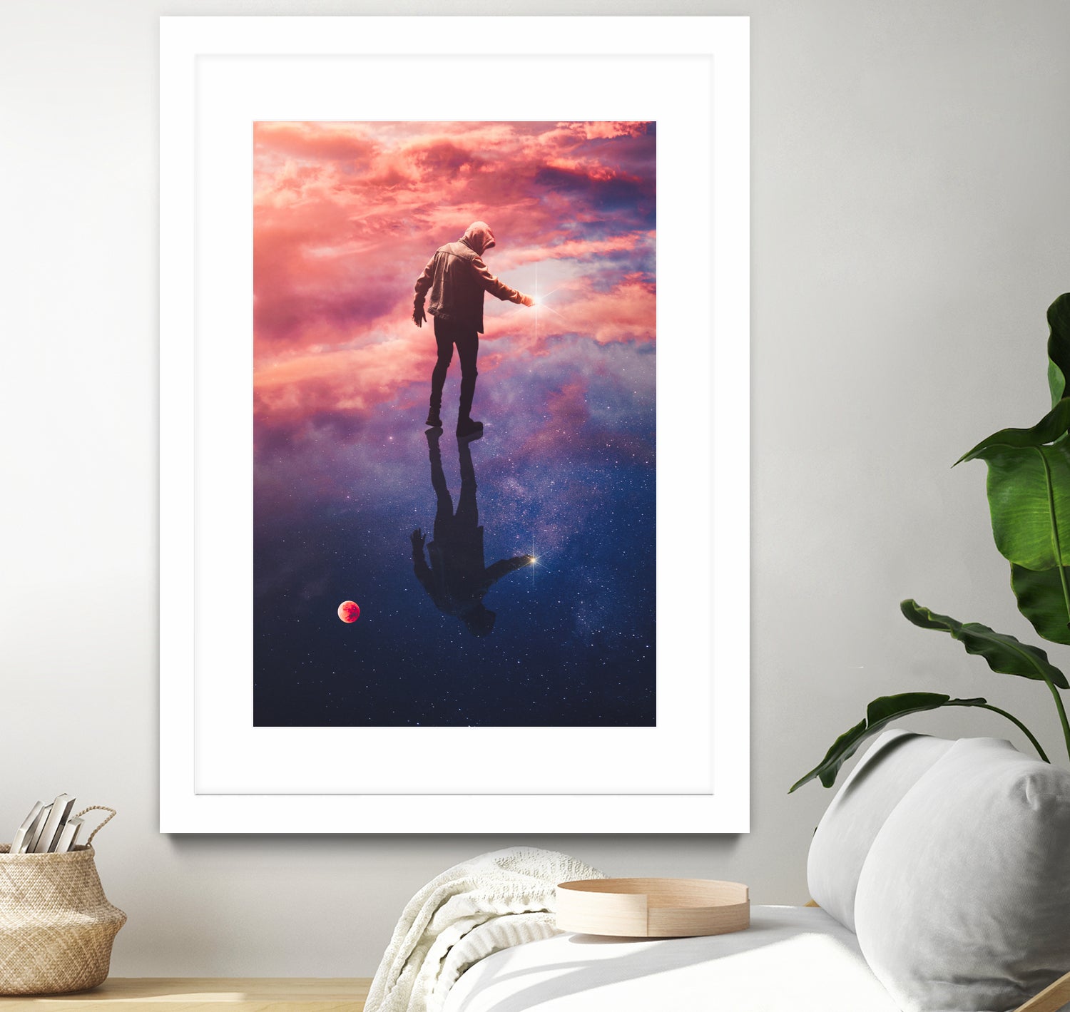 Star Catcher by Annisa Tiara Utami on GIANT ART - fuchsia photo manipulation