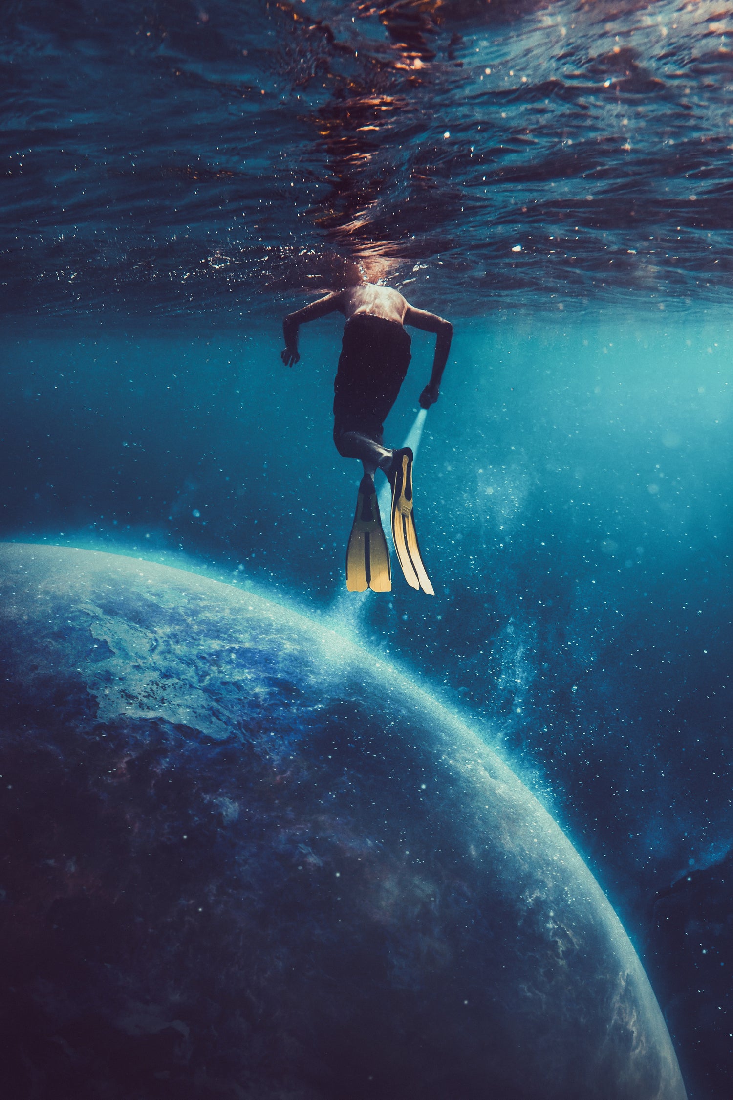 Another World by Annisa Tiara Utami on GIANT ART - blue photo manipulation