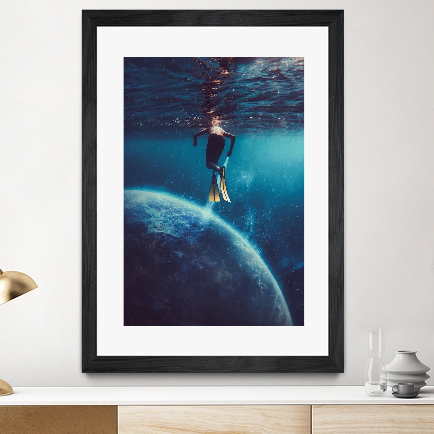 Another World by Annisa Tiara Utami on GIANT ART - blue photo manipulation