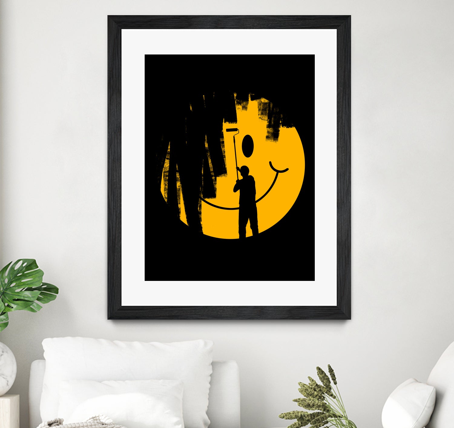 Unhappy by rob dobi on GIANT ART - yellow digital drawing