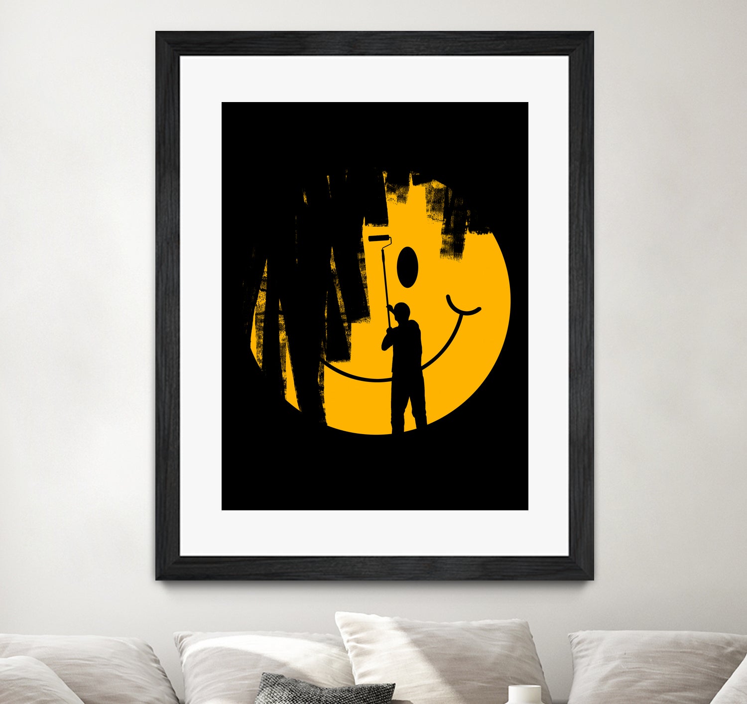 Unhappy by rob dobi on GIANT ART - yellow digital drawing