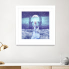 THE HIGH PRIESTESS TAROT CARD by Gloria Sánchez on GIANT ART - blue photo illustration