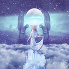 THE HIGH PRIESTESS TAROT CARD by Gloria Sánchez on GIANT ART - blue photo illustration