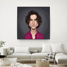 Timothee Chalamet by Rob Snow on GIANT ART - red digital painting