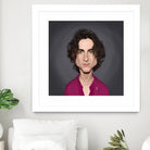 Timothee Chalamet by Rob Snow on GIANT ART - red digital painting