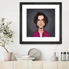 Timothee Chalamet by Rob Snow on GIANT ART - red digital painting