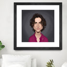 Timothee Chalamet by Rob Snow on GIANT ART - red digital painting