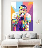 Chester Bennington by Art Style on GIANT ART - white digital drawing