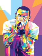 Chester Bennington by Art Style on GIANT ART - white digital drawing